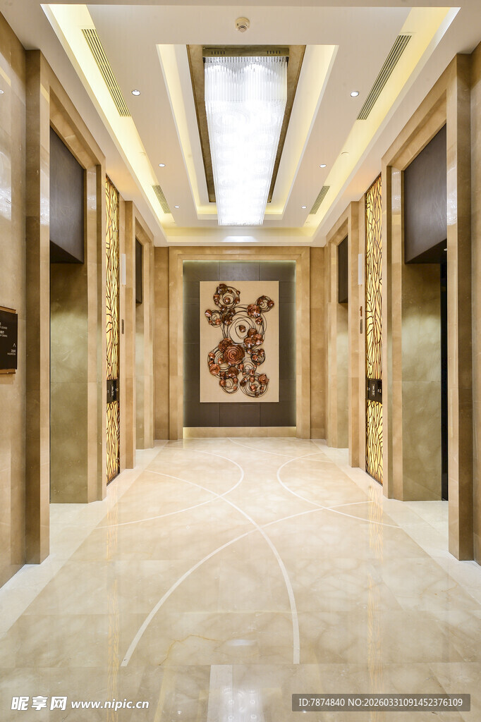 豪华大气的走廊空间