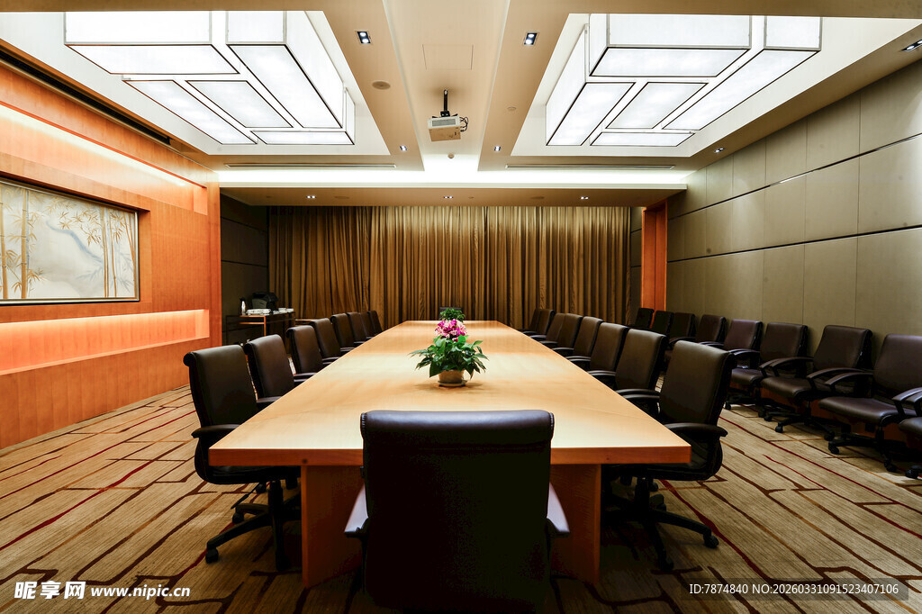 现代风格会议室场景