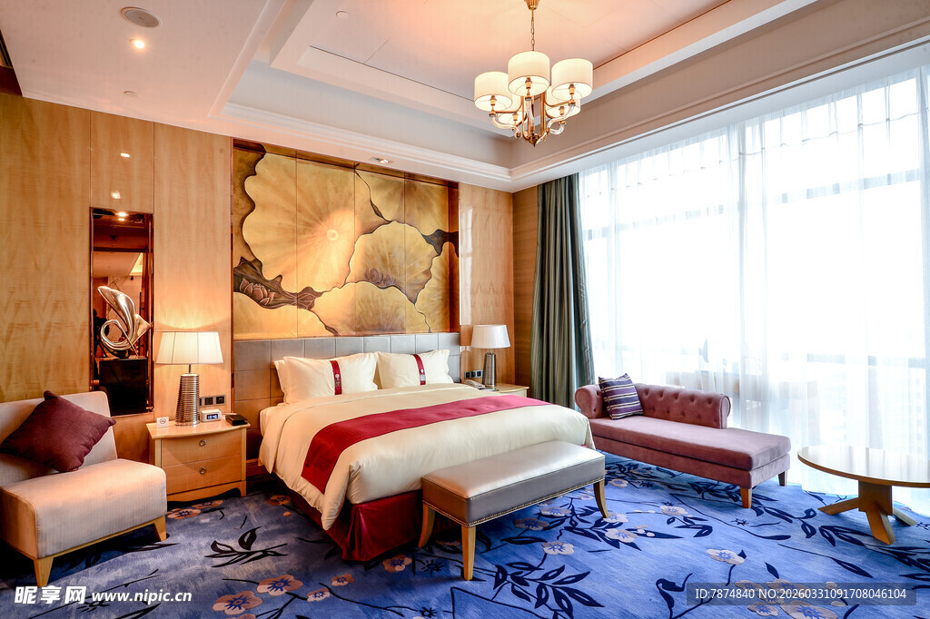 豪华中式风格卧室场景