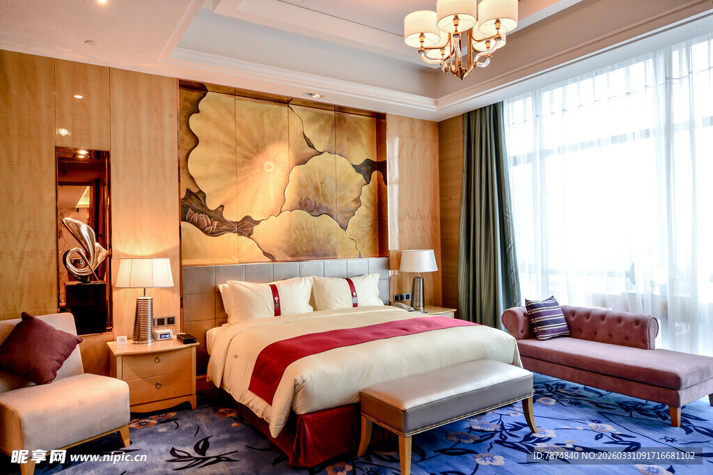 豪华典雅的中式风格卧室