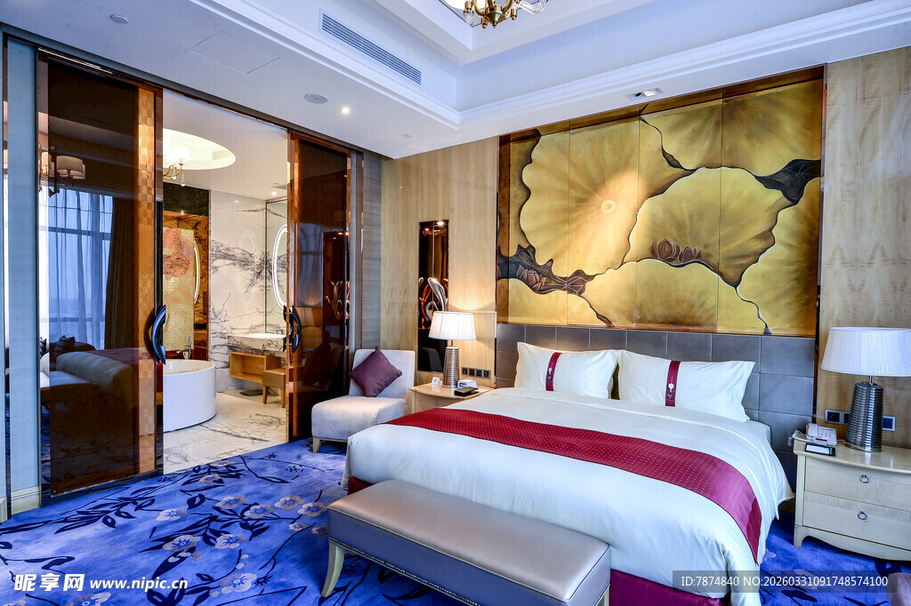 豪华卧室室内装饰展示