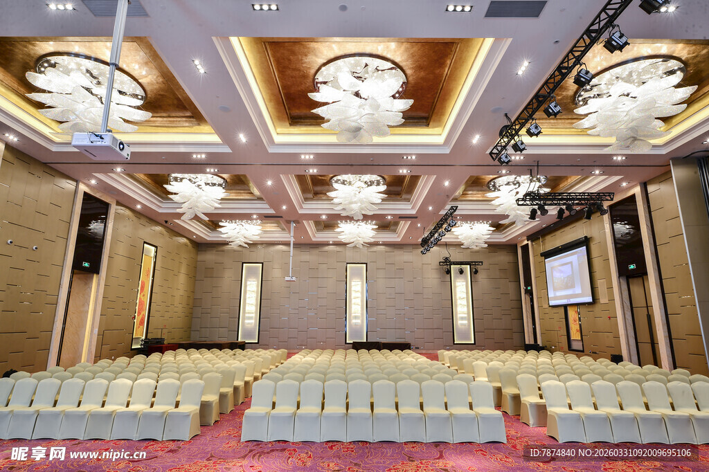 豪华宽敞的大型会议室