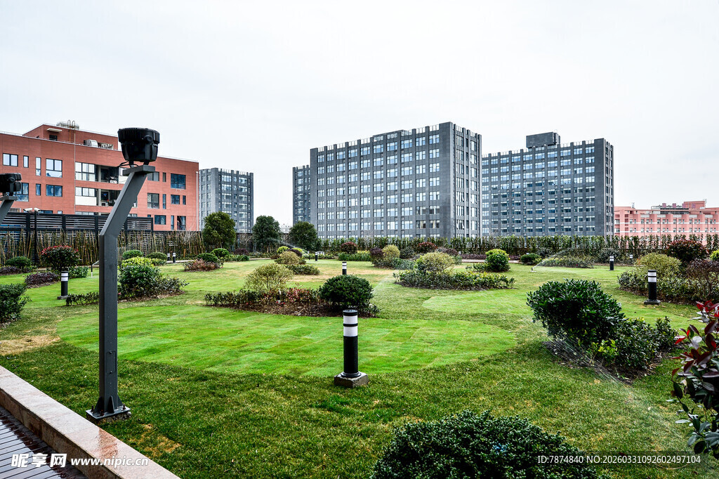 城市中的绿地与建筑景观