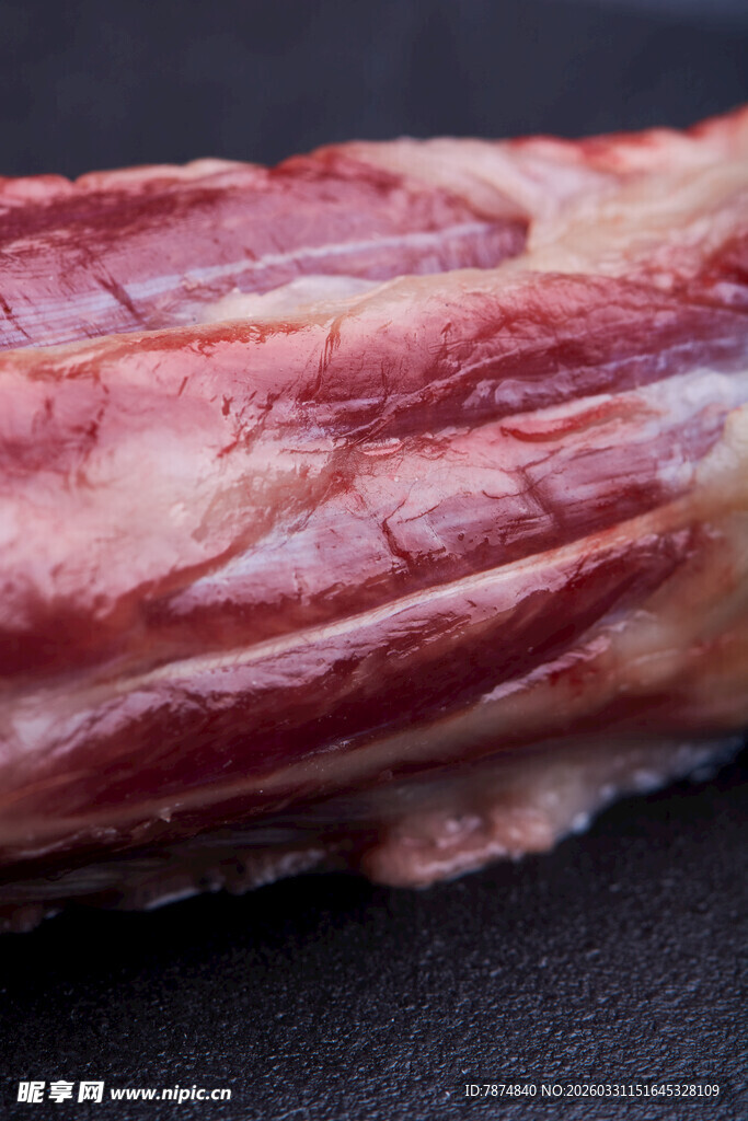 新鲜牛肉特写