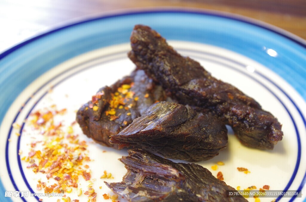 美味撒料牛肉干