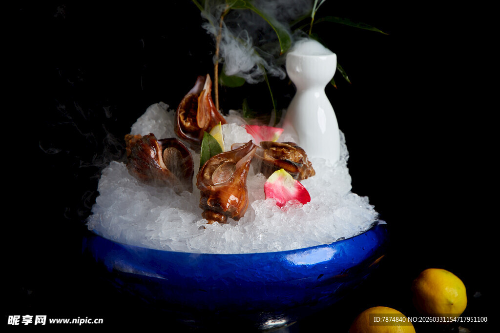 冰镇海鲜拼盘 视觉味觉盛宴