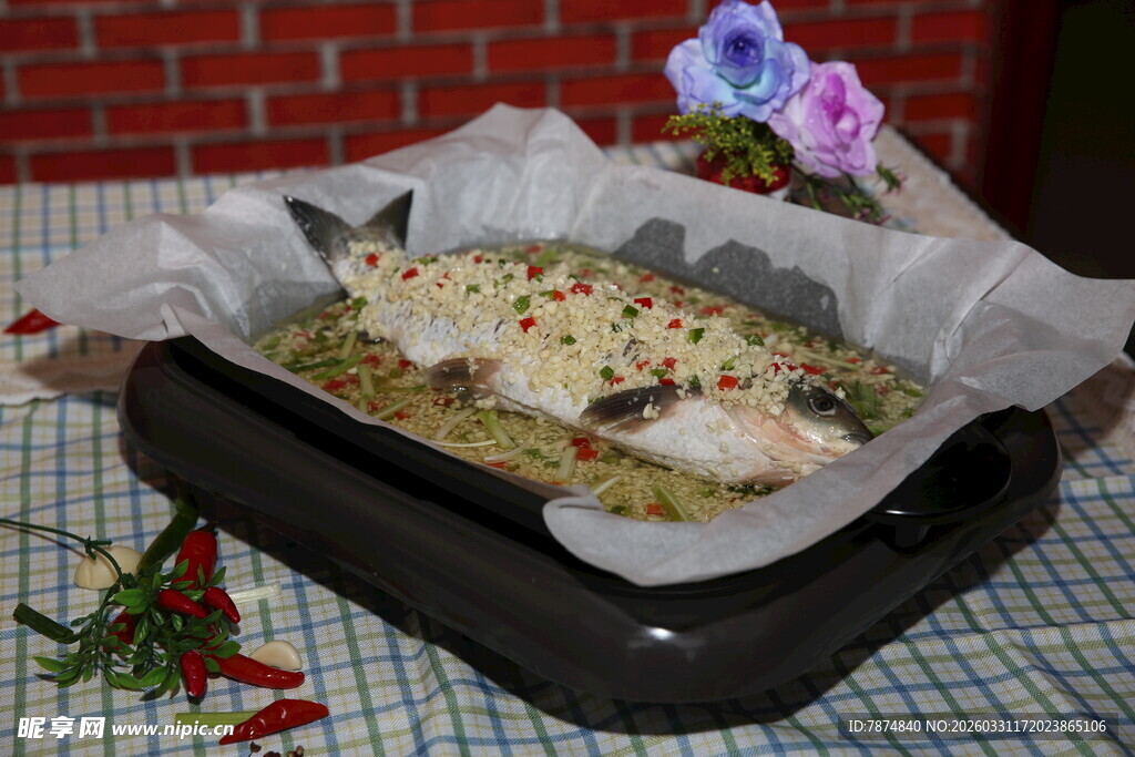 锡纸烤鱼 美味诱人的佳肴