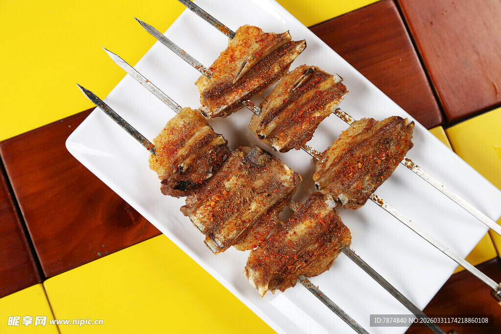 美味烤排骨串