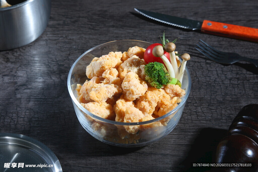 香脆美味鸡米花