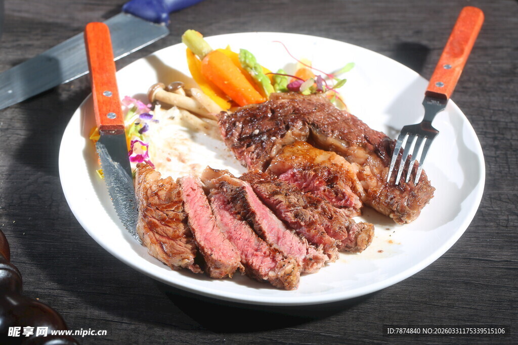 美味牛排套餐 视觉味觉盛宴