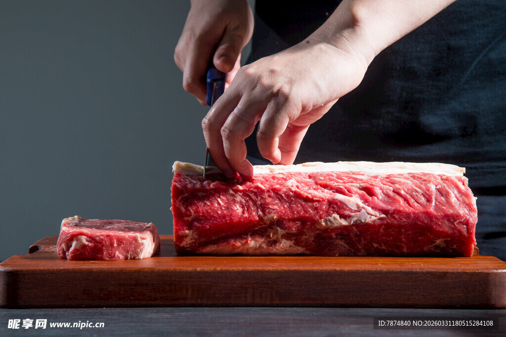 手切新鲜牛肉