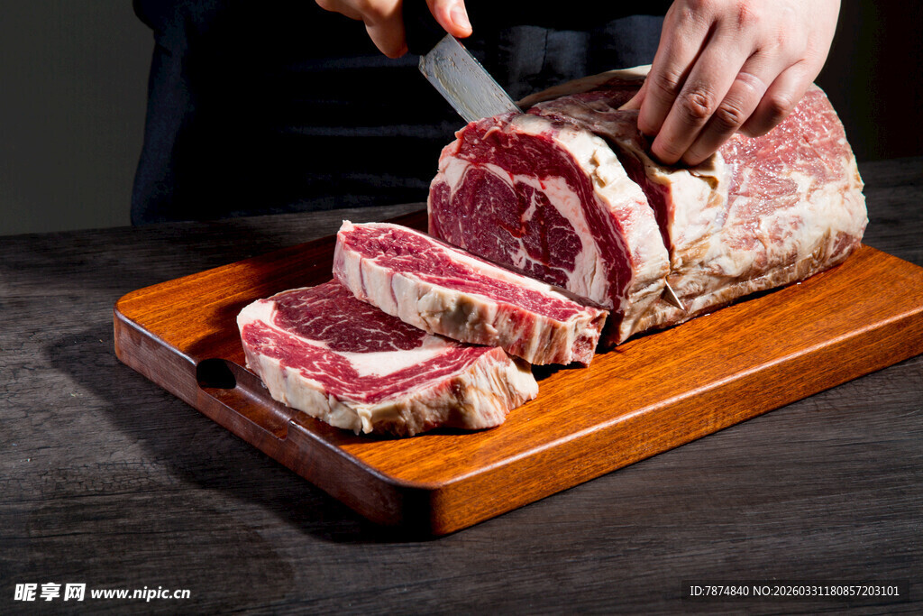 切制美味牛排