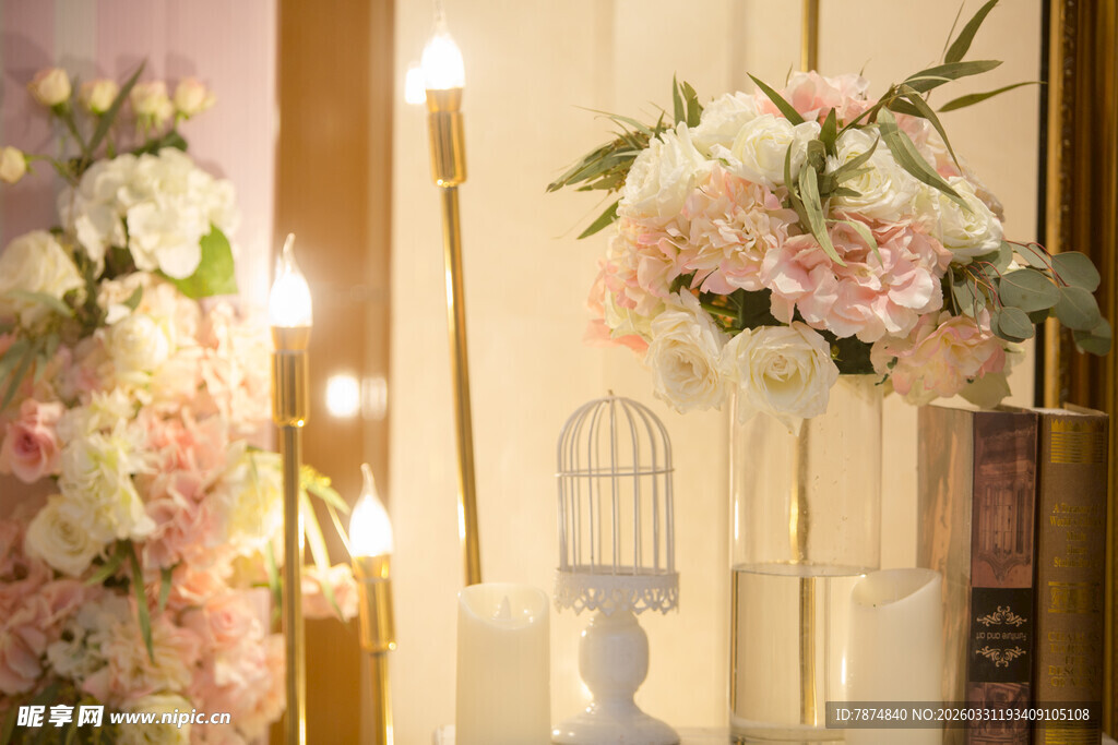 浪漫花卉装饰场景