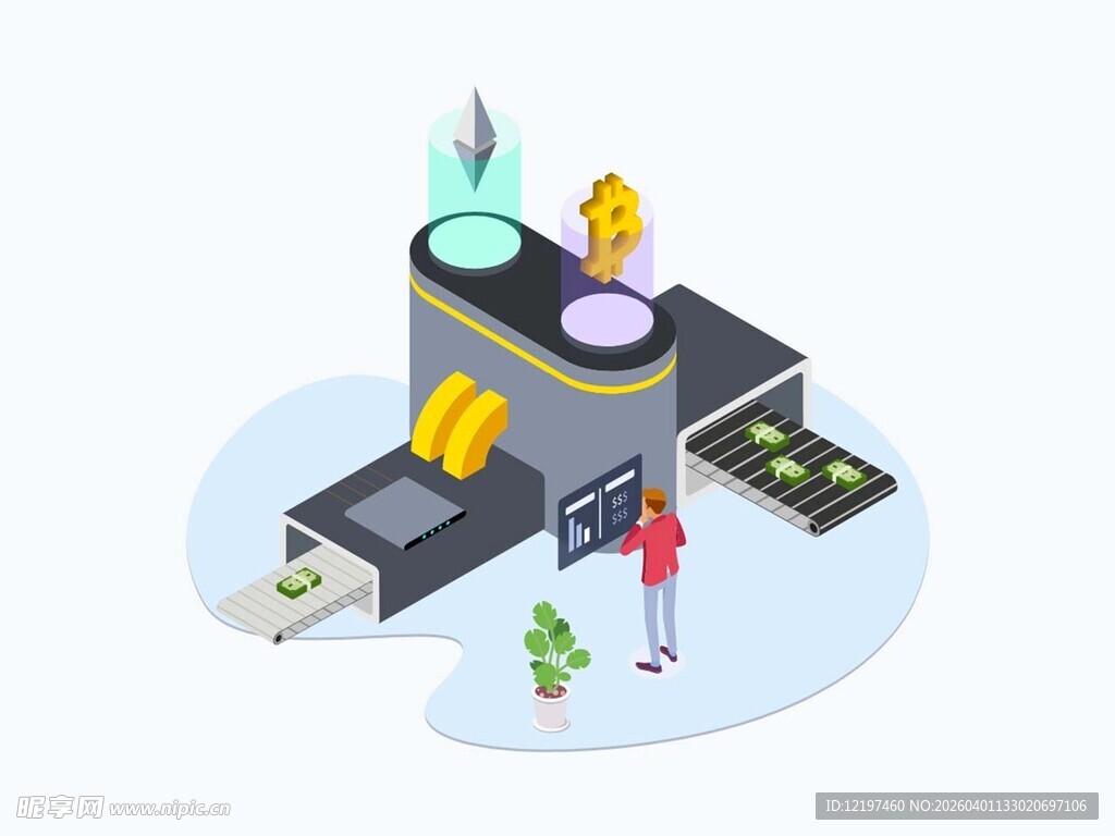 智能垃圾回收场景示意