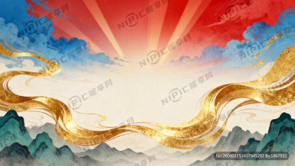 设计一个五四青年节的主背景底图