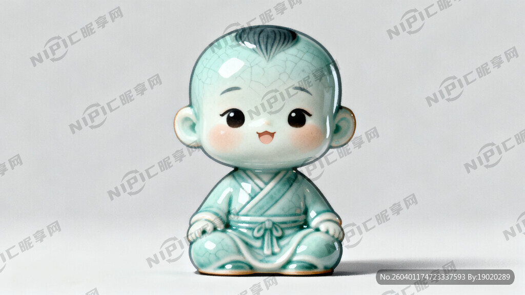 需要一个“青瓷娃娃”的卡通图片