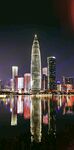 深圳璀璨夜景城市天际线