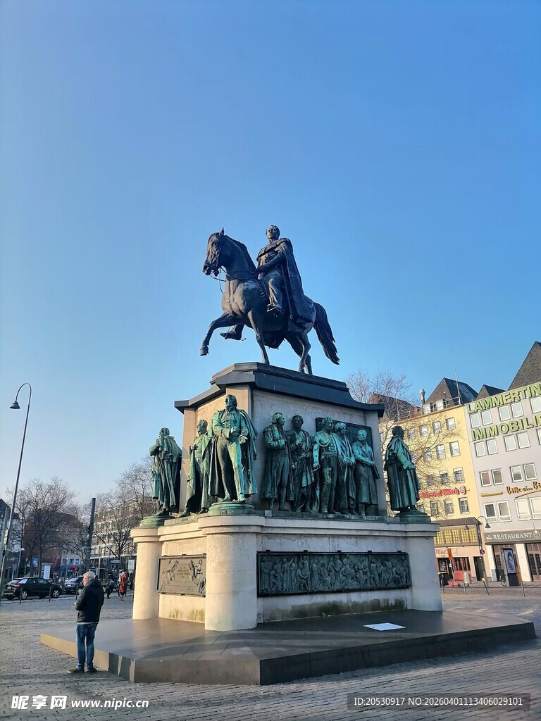 德国城市景观广场雕像