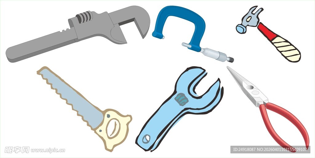 多样维修工具展示