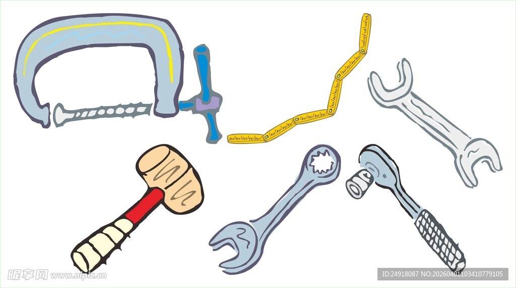 多样维修工具展示