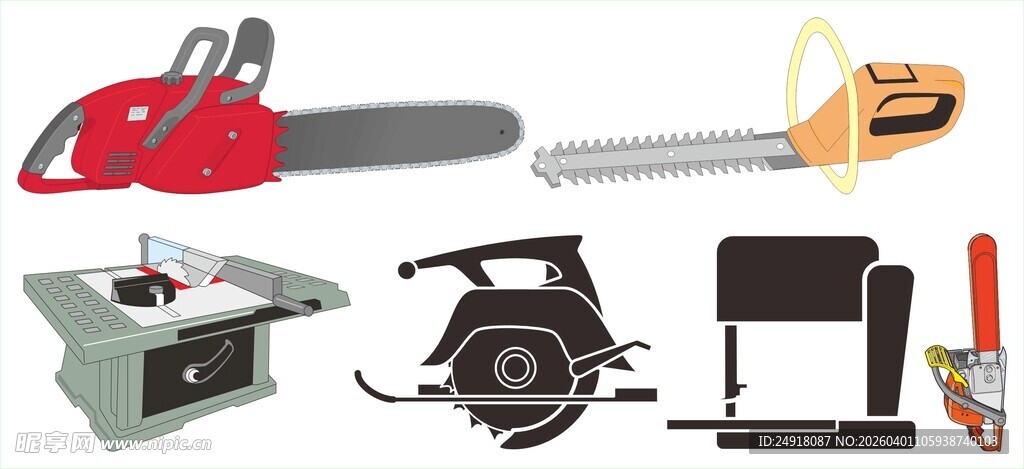 多样电动工具展示