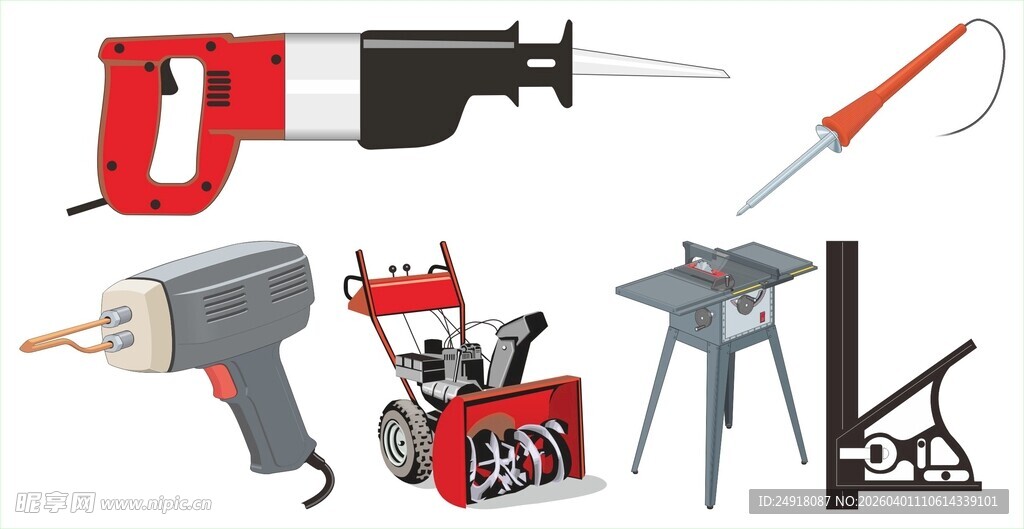 多样家用电动工具展示