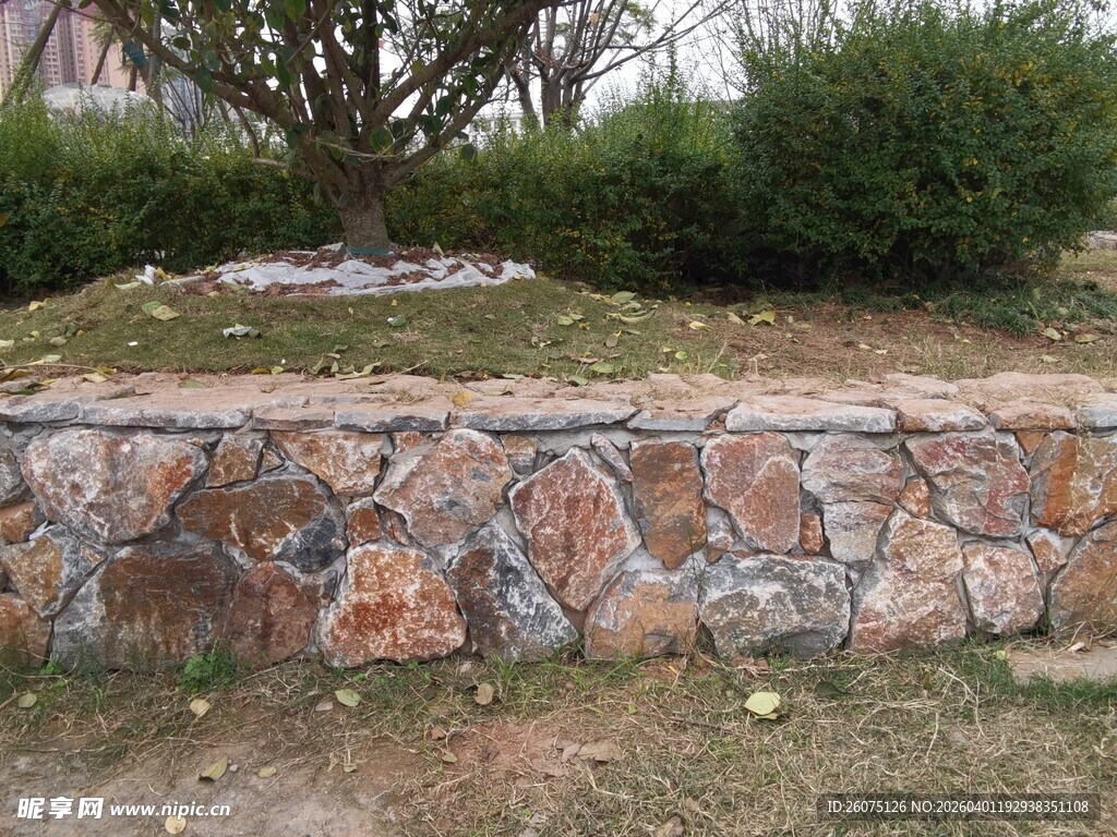 石砌景观墙自然风装饰