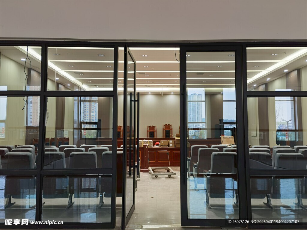 现代风格会议室内部场景