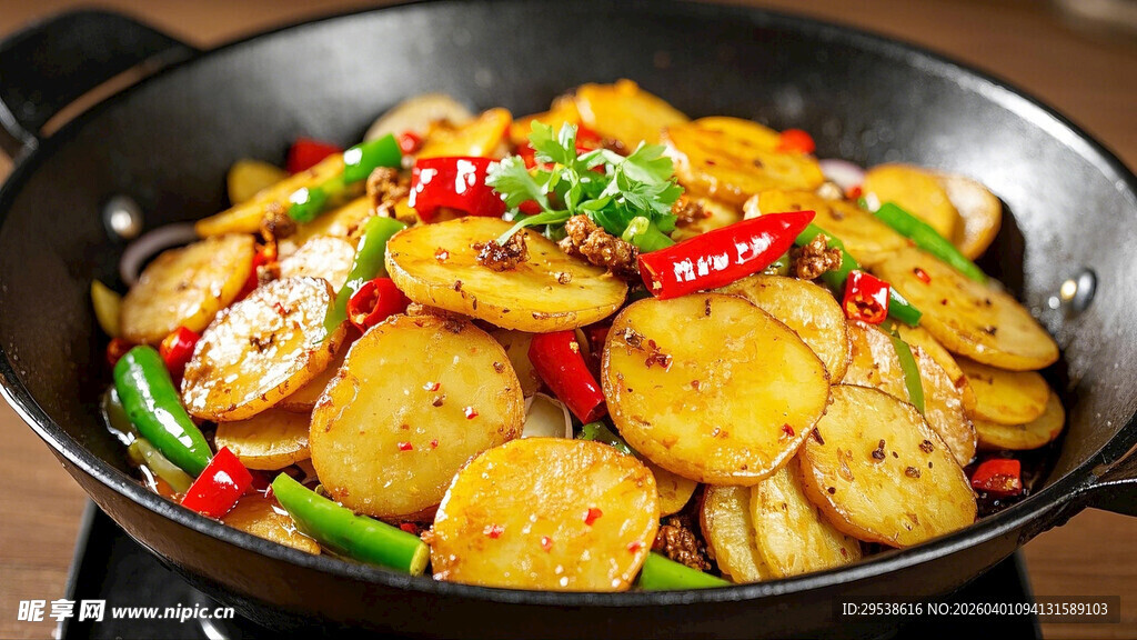 美味干锅土豆片