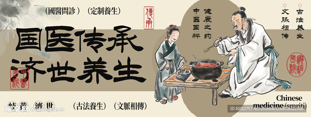 中医传承济世场景