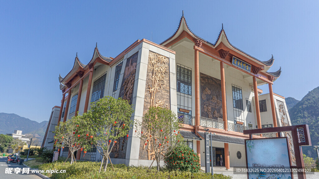 中式风格精美建筑外观