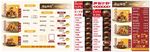小吃炸鸡汉堡菜单展示