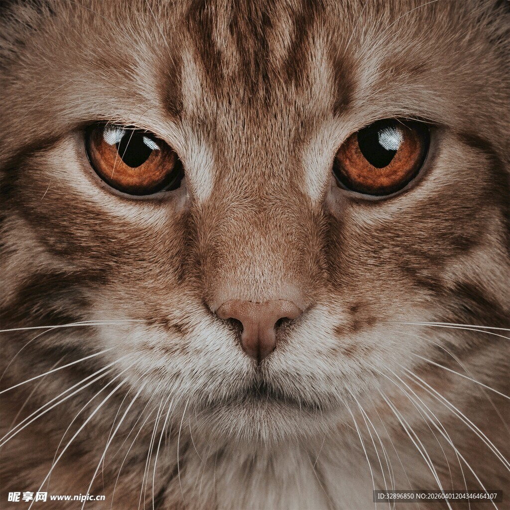 凝视的虎斑猫