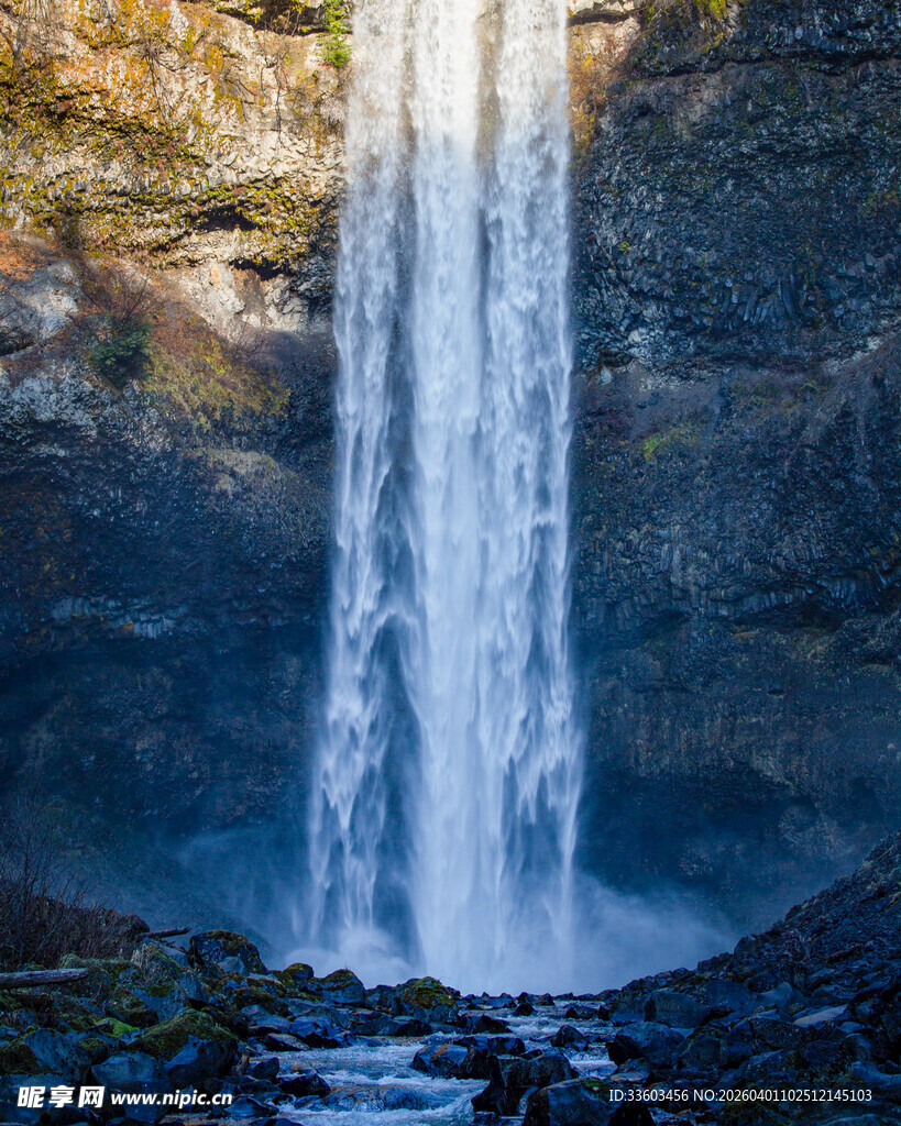 壮观瀑布自然美景