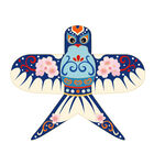 传统中式手绘燕子风筝