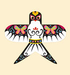 传统彩色风筝图案设计