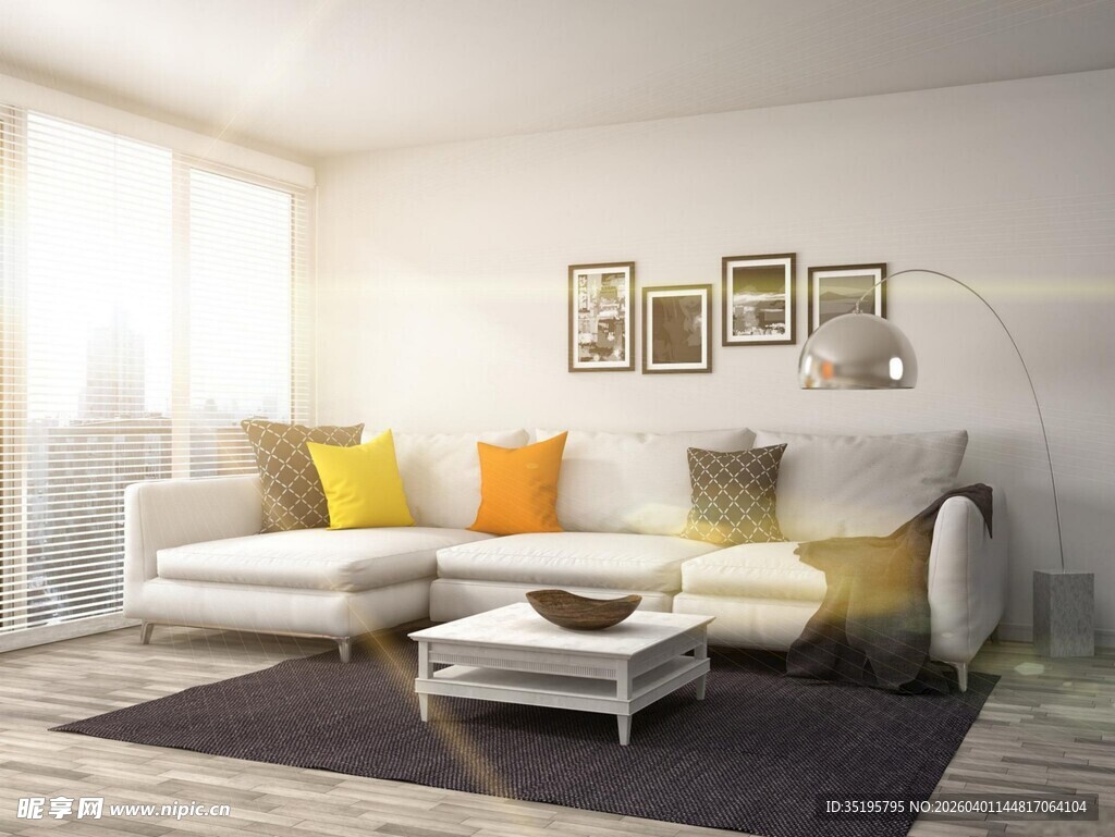 现代简约风格温馨客厅