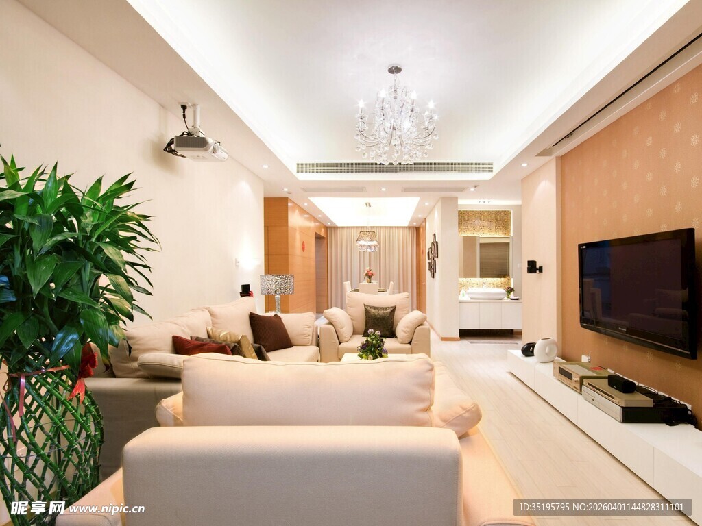 现代简约风温馨客厅一角