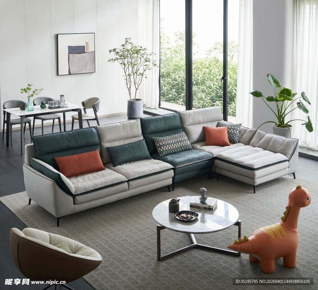 现代简约风客厅家居场景