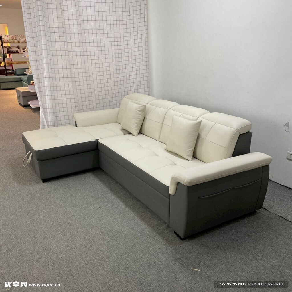 现代简约转角沙发