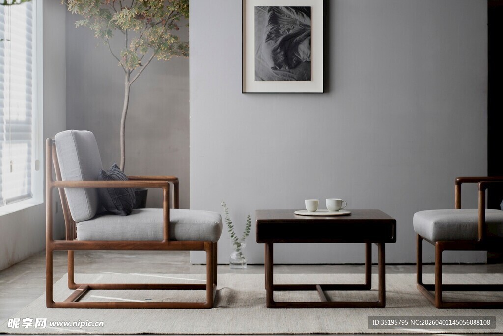 简约客厅休闲角落布置