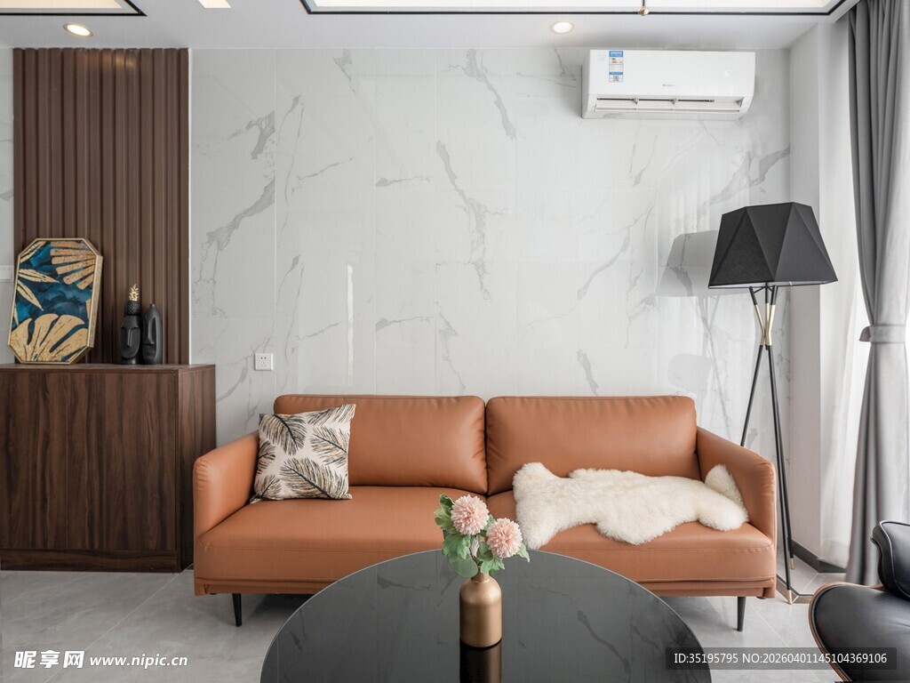 现代简约风客厅沙发场景