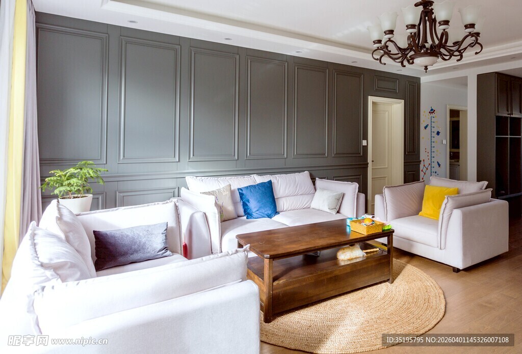 现代简约风客厅舒适空间