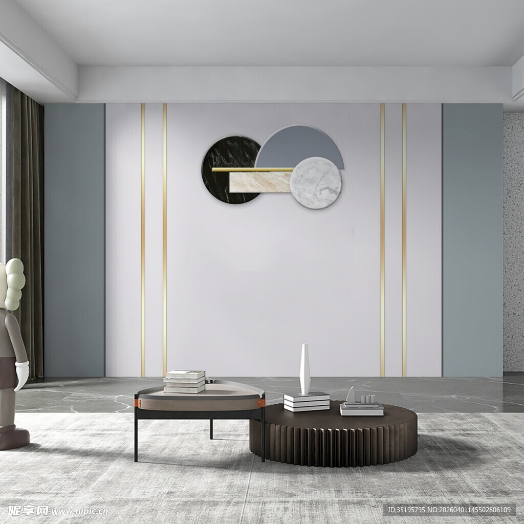 现代简约风客厅装饰一角