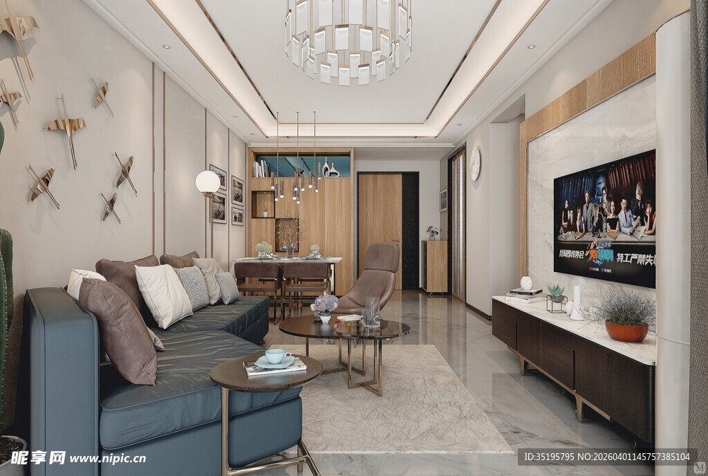 现代简约风格客厅展示