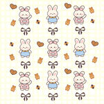 可爱兔子图案背景设计