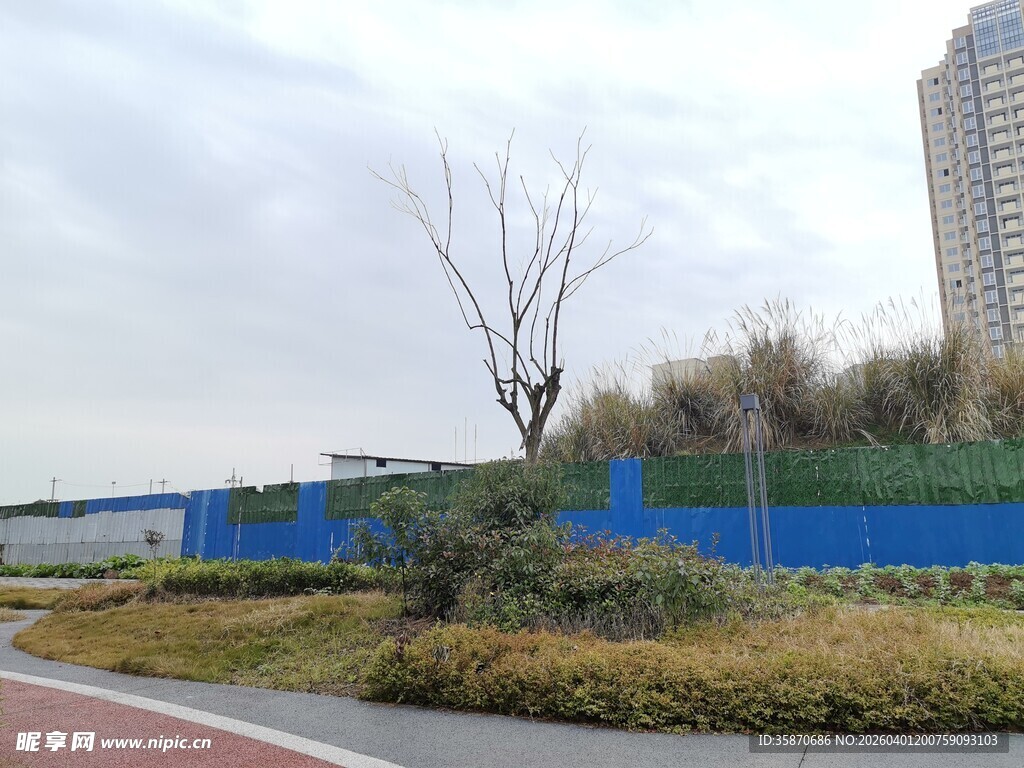 城市户外施工周边景观