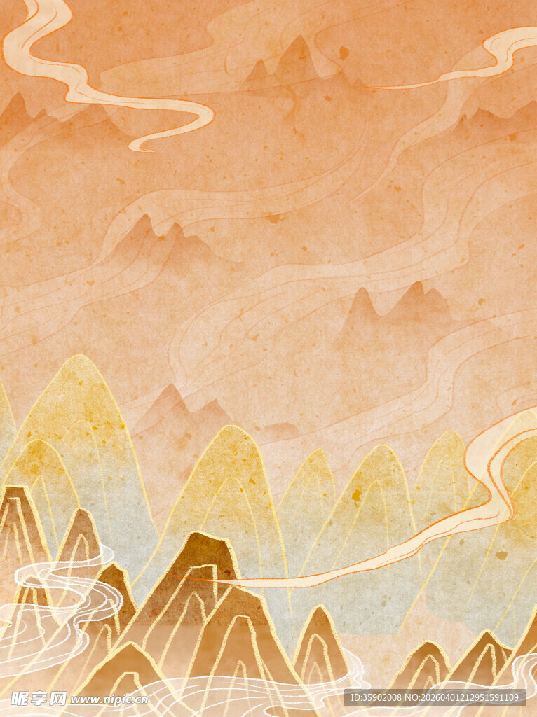 古风山水绘就诗意画卷