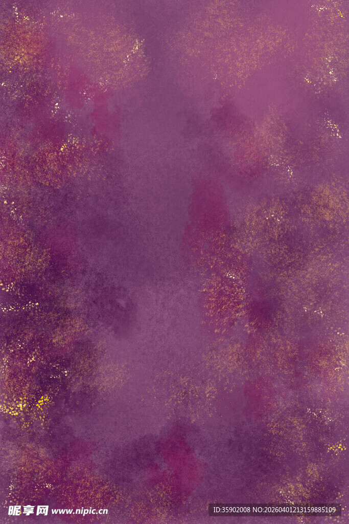 梦幻紫色抽象花卉背景