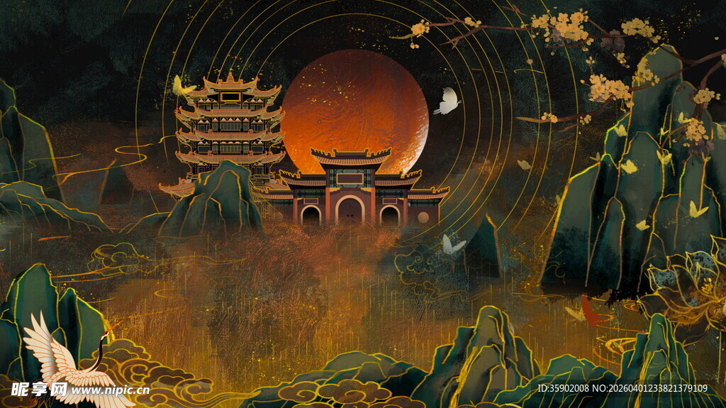 奇幻宇宙中的神秘场景